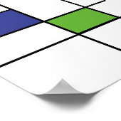 Geometrisch ontwerp poster (Hoek)
