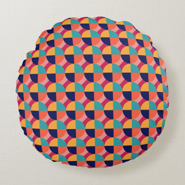 GEOMETRISCH ONTWERP. ROND KUSSEN (Voorkant)