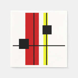 Geometrisch ontwerp servet