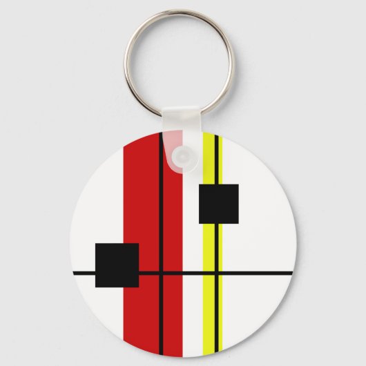 Geometrisch ontwerp sleutelhanger (Voorkant)