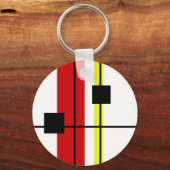 Geometrisch ontwerp sleutelhanger (Voorkant)