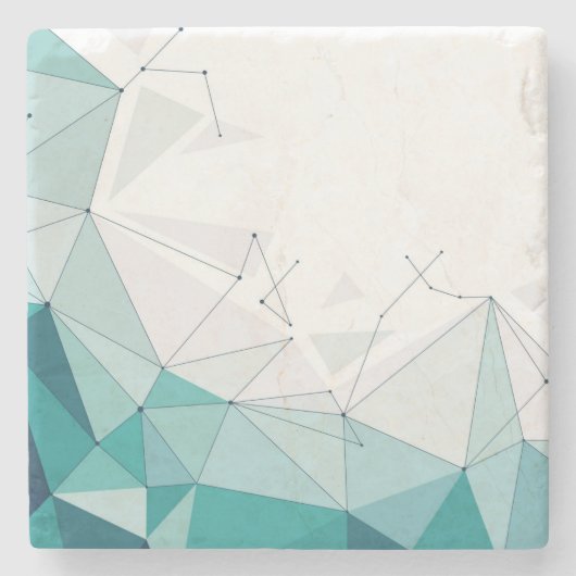 Geometrisch ontwerp stenen onderzetter (Voorkant)