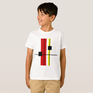 Geometrisch ontwerp t-shirt