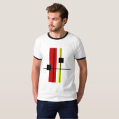 Geometrisch ontwerp t-shirt (Voorkant volledig)