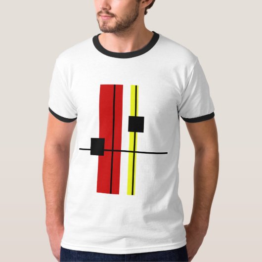 Geometrisch ontwerp t-shirt (Voorkant)