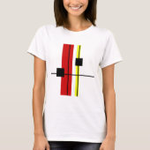 Geometrisch ontwerp t-shirt (Voorkant)