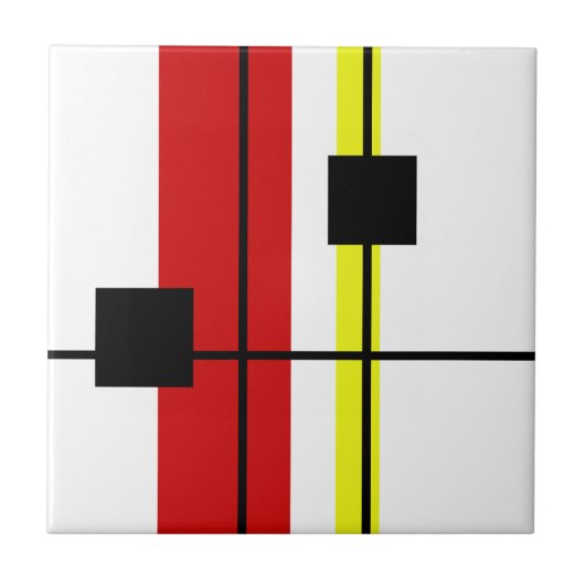 Geometrisch ontwerp tegeltje (Voorkant)