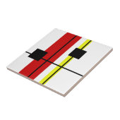 Geometrisch ontwerp tegeltje (Zijkant)