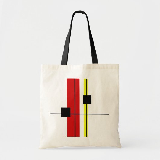 Geometrisch ontwerp tote bag (Voorkant)