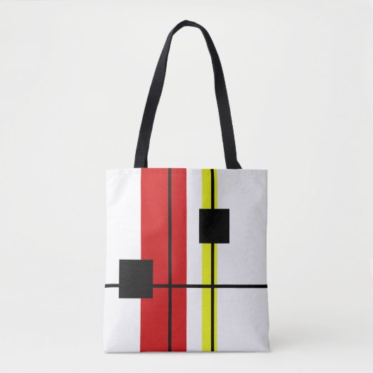 Geometrisch ontwerp tote bag (Voorkant)