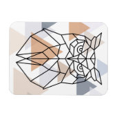 Geometrisch ontwerp van de boomkor magneet (Horizontaal)
