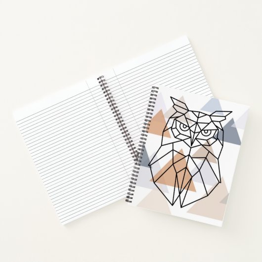 Geometrisch ontwerp van de boomkor notitieboek (Binnen)