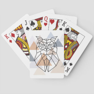 Geometrisch ontwerp van de boomkor pokerkaarten