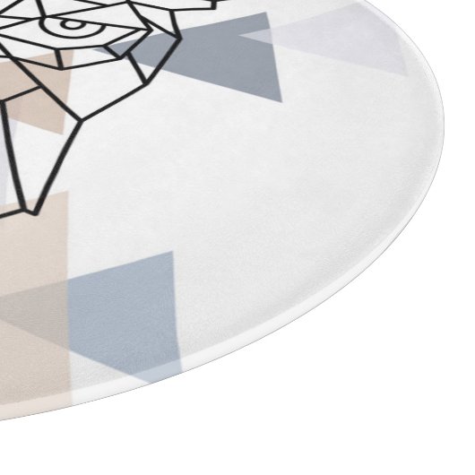 Geometrisch ontwerp van de boomkor snijplank (Hoek)