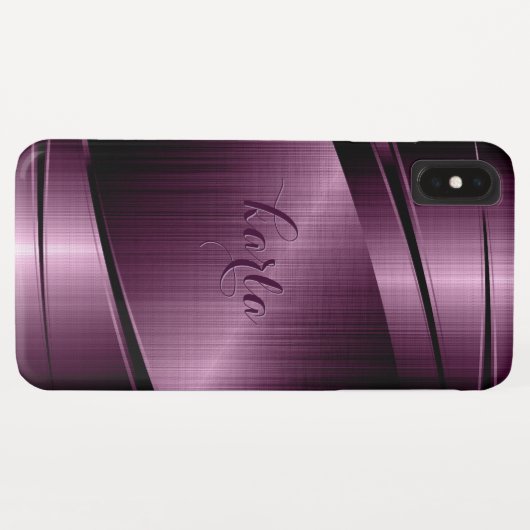 Geometrisch ontwerp van de Bourgogne-Red Case-Mate iPhone Case (Achterkant (horizontaal))