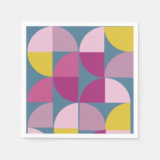 Geometrisch ontwerp van de middeleeuwen servet (Voorkant)