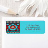 Geometrisch ontwerp van de Zuidwestelijke etnische Etiket (Insitu)