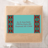 Geometrisch ontwerp van de Zuidwestelijke etnische Etiket (Insitu)