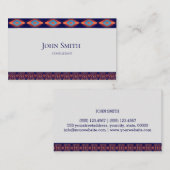 Geometrisch ontwerp van het zuidwesten visitekaartje (Voorkant / Achterkant)