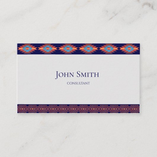 Geometrisch ontwerp van het zuidwesten visitekaartje (Voorkant)