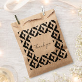 Geometrisch ontwerp voorkeur tas bedankzakje (Geknipt)