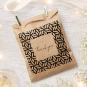 Geometrisch ontwerp voorkeur tas bedankzakje (Geknipt)