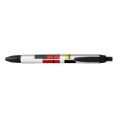 Geometrisch ontwerp zwarte inkt pen (Achterkant)