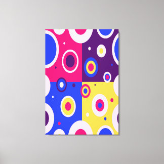 Geometrisch ontwerppatroon canvas afdruk