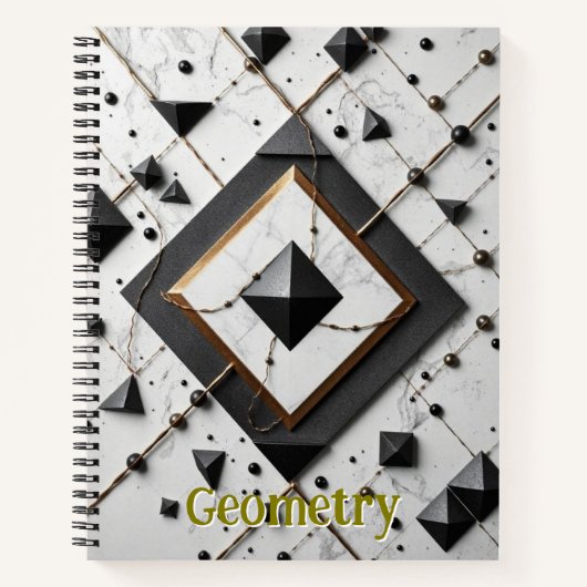 Geometrisch ontwerptijdschrift / notitieboek (Voorkant)