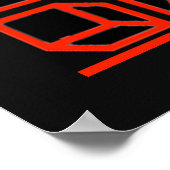 Geometrisch op-art Poster (Hoek)