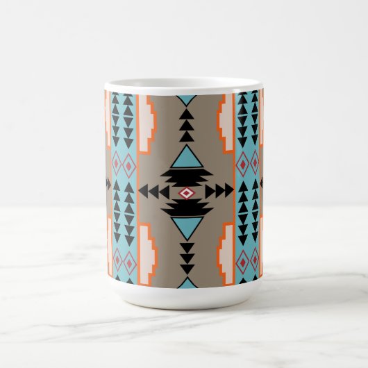 Geometrisch op basis van aztec koffiemok (Center)