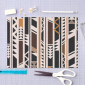 Geometrisch op basis van aztec tissuepapier (Craft)