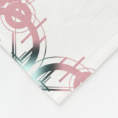 Geometrisch ornament. fleece deken (Hoek)