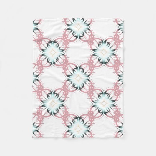 Geometrisch ornament. fleece deken (Voorkant)