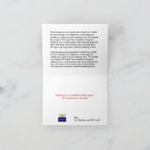 Geometrisch ornament Kerstvakantie bedrijf logo Feestdagen Kaart (Binnen)