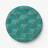 geometrisch papieren bordje (Voorkant)