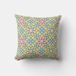 Geometrisch Pastel Patroon Kussen