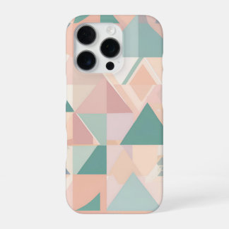 📱 "Geometrisch pastelontwerp" 🎨🔷 iPhone 16 Pro Hoesje
