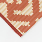 Geometrisch Patchwork Etnaadloos Patroon Fleece Deken (Hoek)