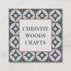 Geometrisch Patronvierkant Visitekaartje