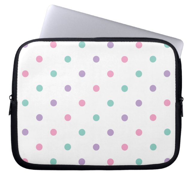 Geometrisch patroon 10 laptop sleeve (Voorkant)