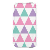 Geometrisch patroon 12 incipio iPhone portemonnee hoesje (Voorkant Agenda)