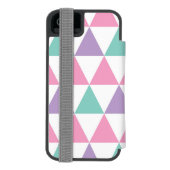 Geometrisch patroon 12 incipio iPhone portemonnee hoesje (Agenda Achterkant)