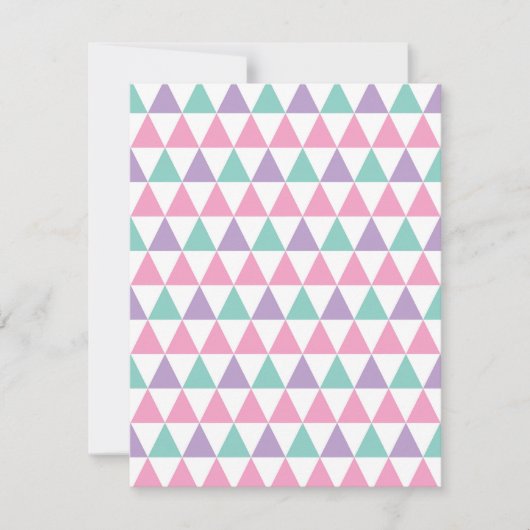 Geometrisch patroon 12 notitiekaartje (Voorkant)