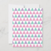 Geometrisch patroon 12 notitiekaartje (Achterkant)