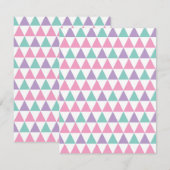 Geometrisch patroon 12 notitiekaartje (Voorkant / Achterkant)
