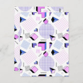 Geometrisch patroon 13 briefkaart (Voorkant / Achterkant)