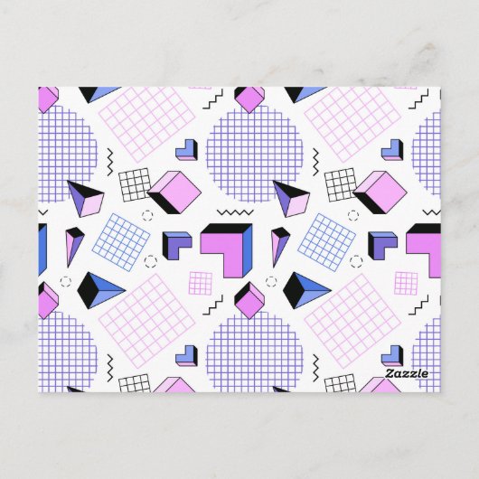 Geometrisch patroon 13 briefkaart (Achterkant)