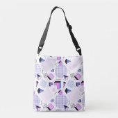 Geometrisch patroon 13 crossbody tas (Achterkant)