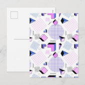 Geometrisch patroon 13 feestdagenkaart (Voorkant / Achterkant)